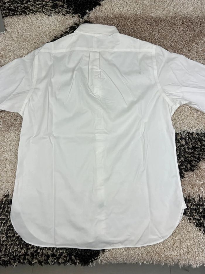 Chemise Ralph Lauren blanche logo brodé blanc nouvelle collection style old money taille L - photo numéro 10
