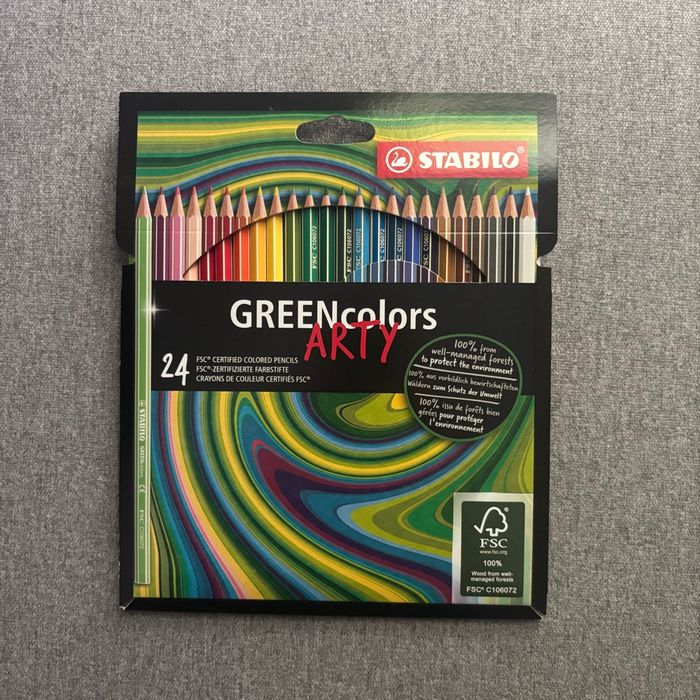 24 crayons de couleur Stabilo (NEUF)
