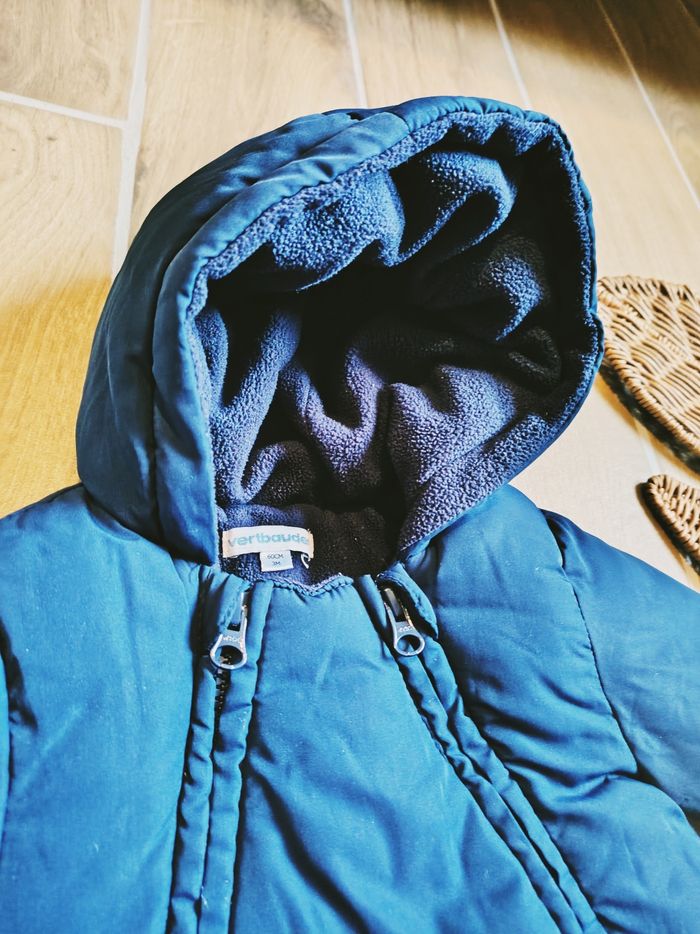 👶Vertbaudet - Combi-pilote/combinaison bleu-mixte file Ou garçon - Taille 3mois - photo numéro 3