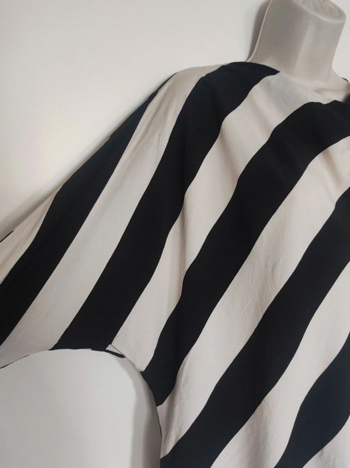 Blouse ample rayé noir blanc / Primark - 34/XS à 38/M - photo numéro 12