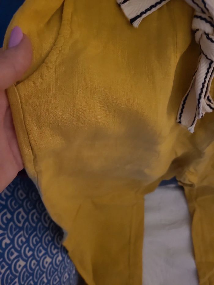 Pantalon en lin taille 38 - photo numéro 3