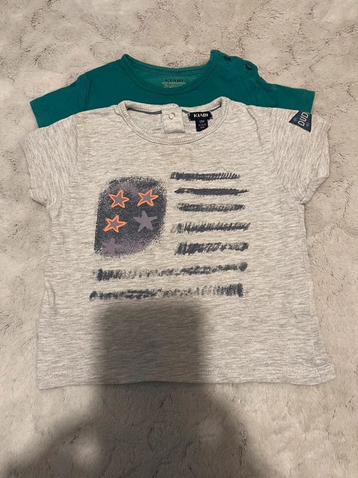 Lot de 4 t-shirt manches courtes Kiabi - 12 mois - photo numéro 3
