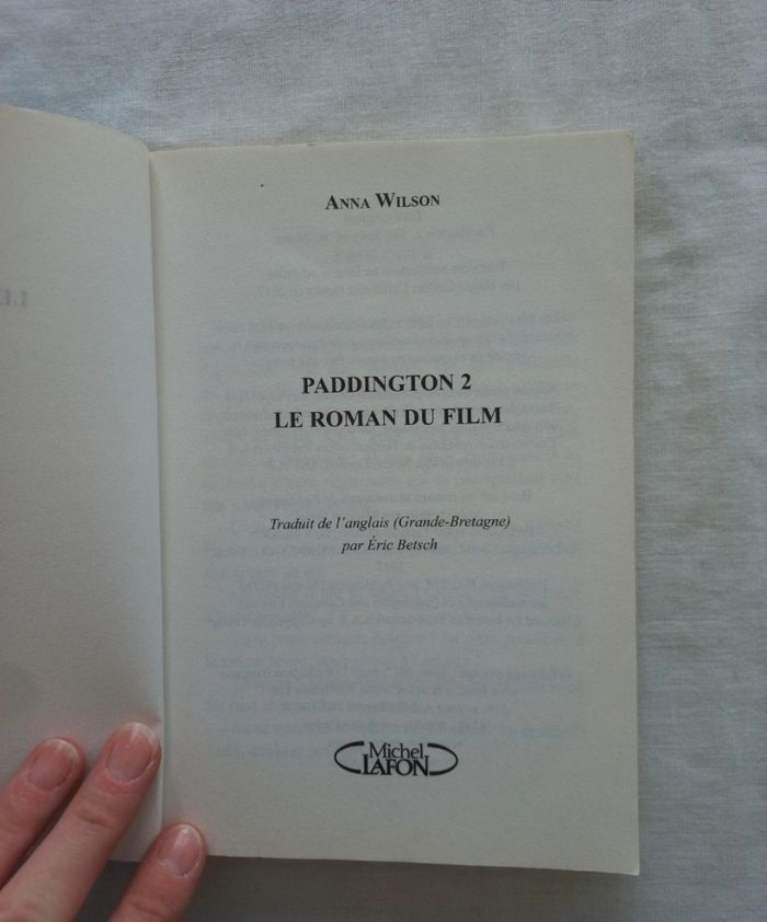 Livre Paddington 2 Le Roman du livre - photo numéro 4
