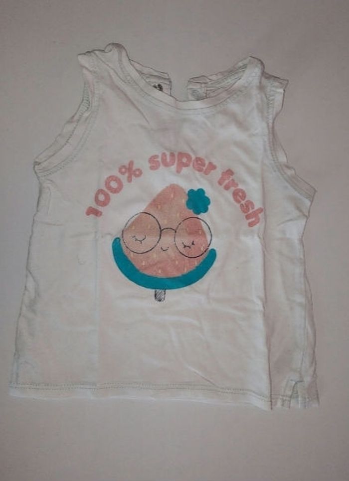 Lot 6 T-shirts fille 18mois - photo numéro 4
