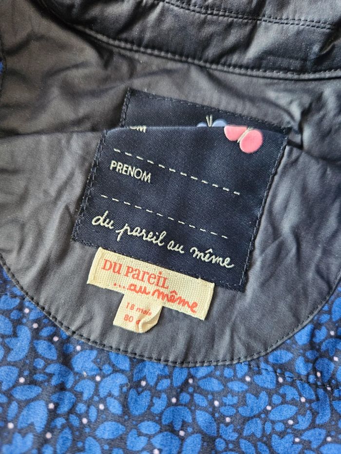 Jolie imperméable veste mi saison bébé fille 18 mois - photo numéro 4