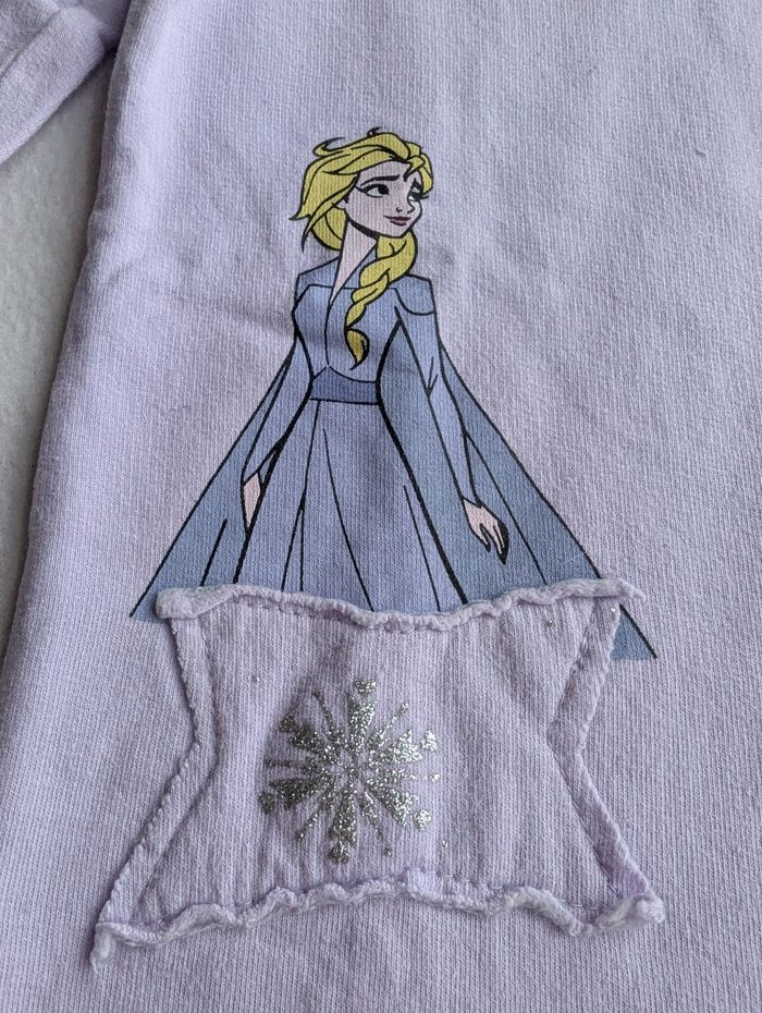 Robe pull lilas Reine des Neiges - 4A - Frozen Disney - photo numéro 2