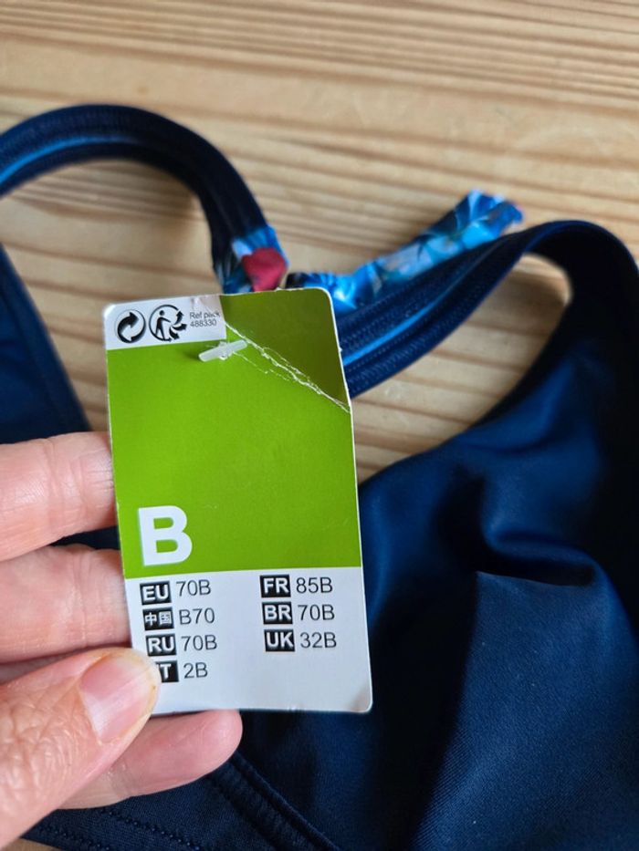 Haut de maillot de bain 85B decathlon - photo numéro 2