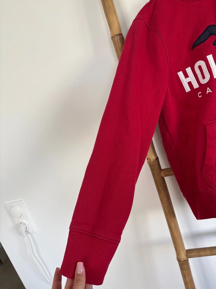 Sweat rouge hollister - photo numéro 5