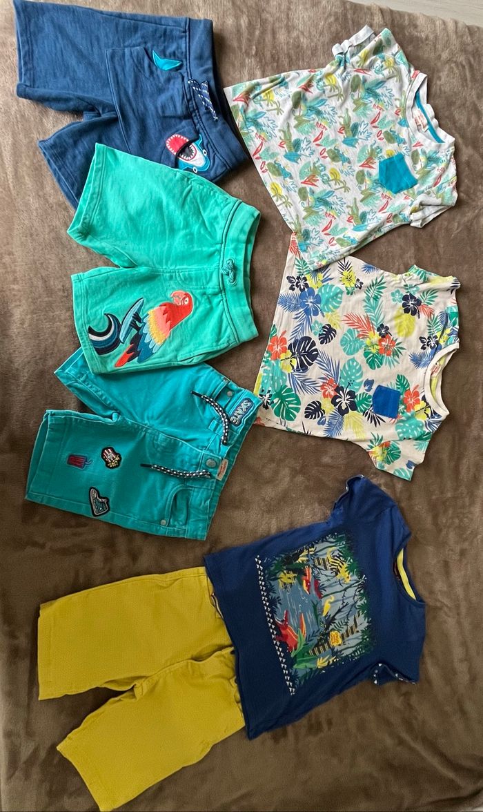 Lot short et tee shirt