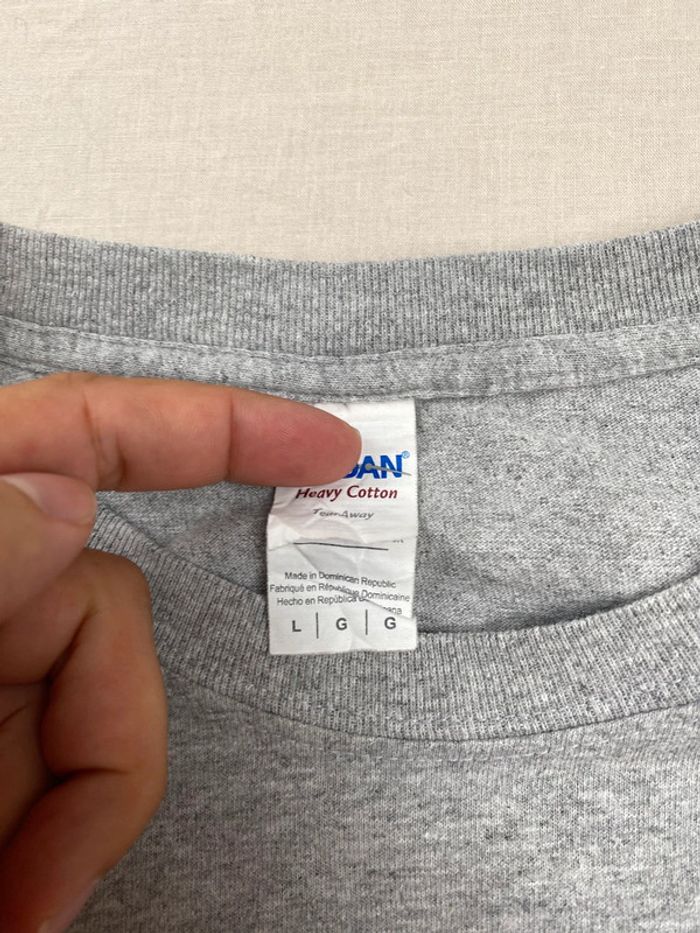 T-shirt imprimé sport USA, homme, été, Gris L - photo numéro 4