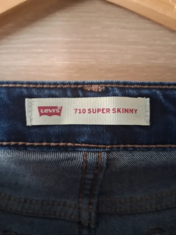 Jeans super skinny taille 14 ans levis - photo numéro 5