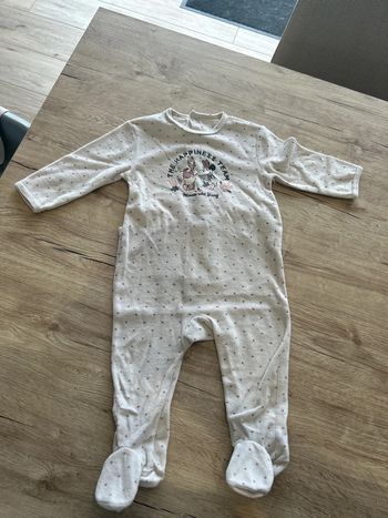 Pyjama velours Disney 12 mois