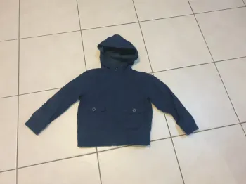 Manteau fin bleu marine 4 ans monoprix