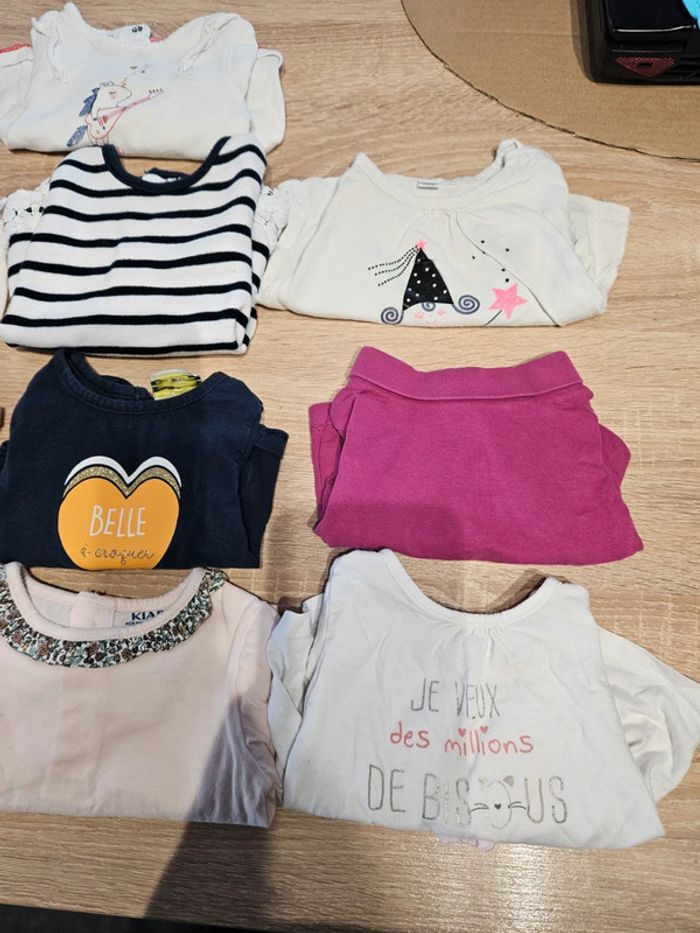 Lot tshirt manches longues 3 mois - photo numéro 5