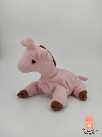 Doudou Girafe Rose Les Toumou Shell