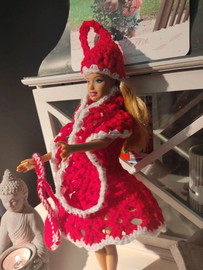 Vêtements pour Barbie Noël 3+1€ - photo numéro 3