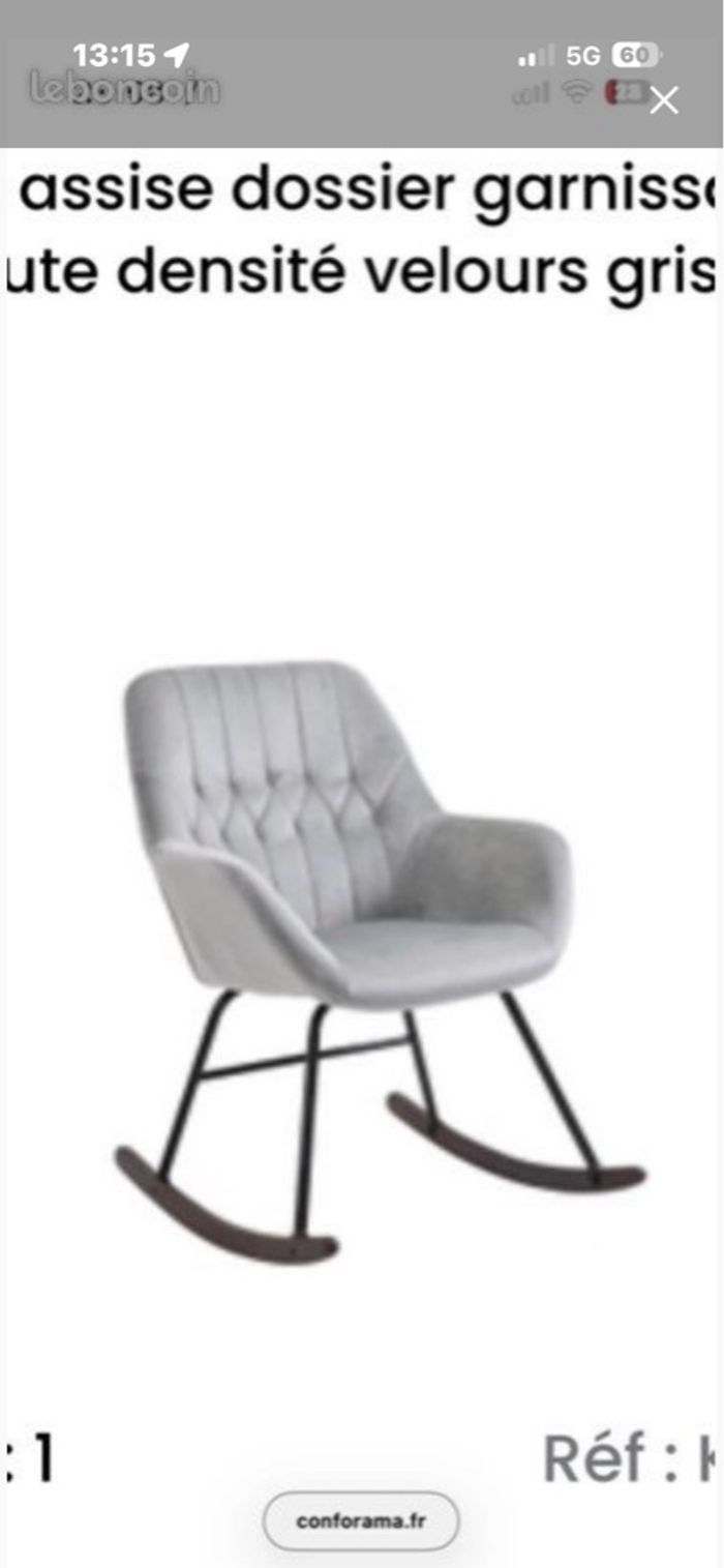 Fauteuil à bascule - photo numéro 4