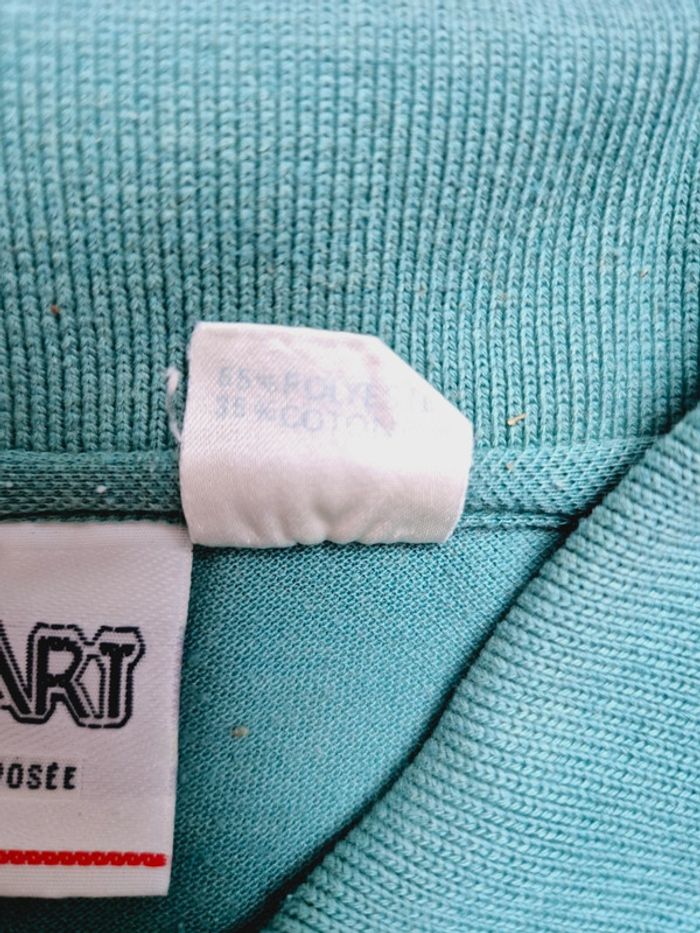 Polo vintage damard vert - photo numéro 5