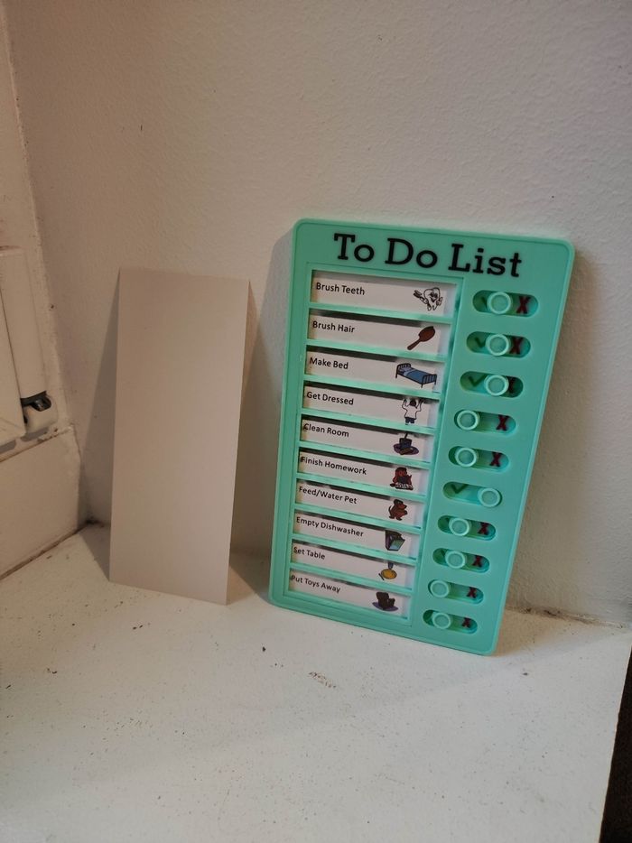 Tableau to do list - routine quotidienne