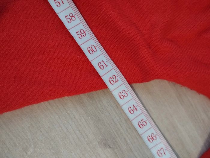 Pull léger Jacqueline Riu taille 4 rouge orangé - photo numéro 5