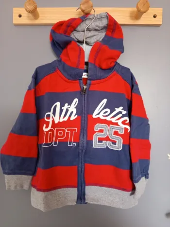Gilet zippé à capuche 24 mois