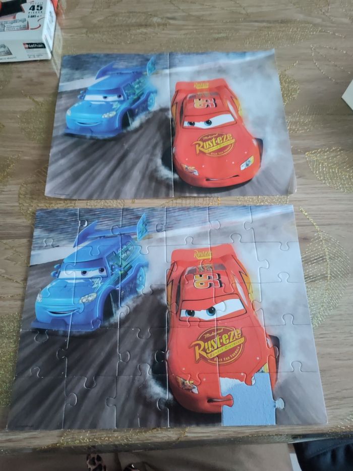 Lot de 2 puzzles car's - photo numéro 5