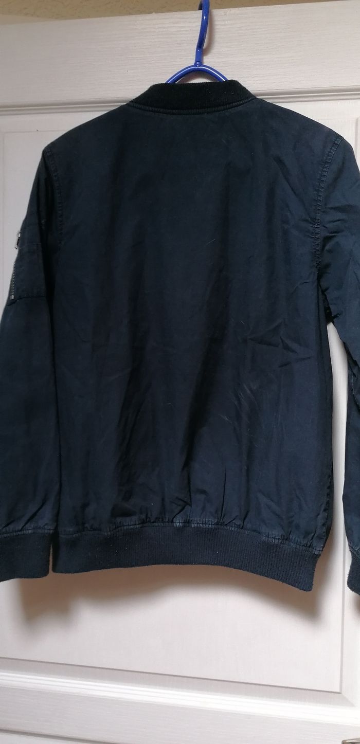 Veste bombers marine kiabi XS - photo numéro 5