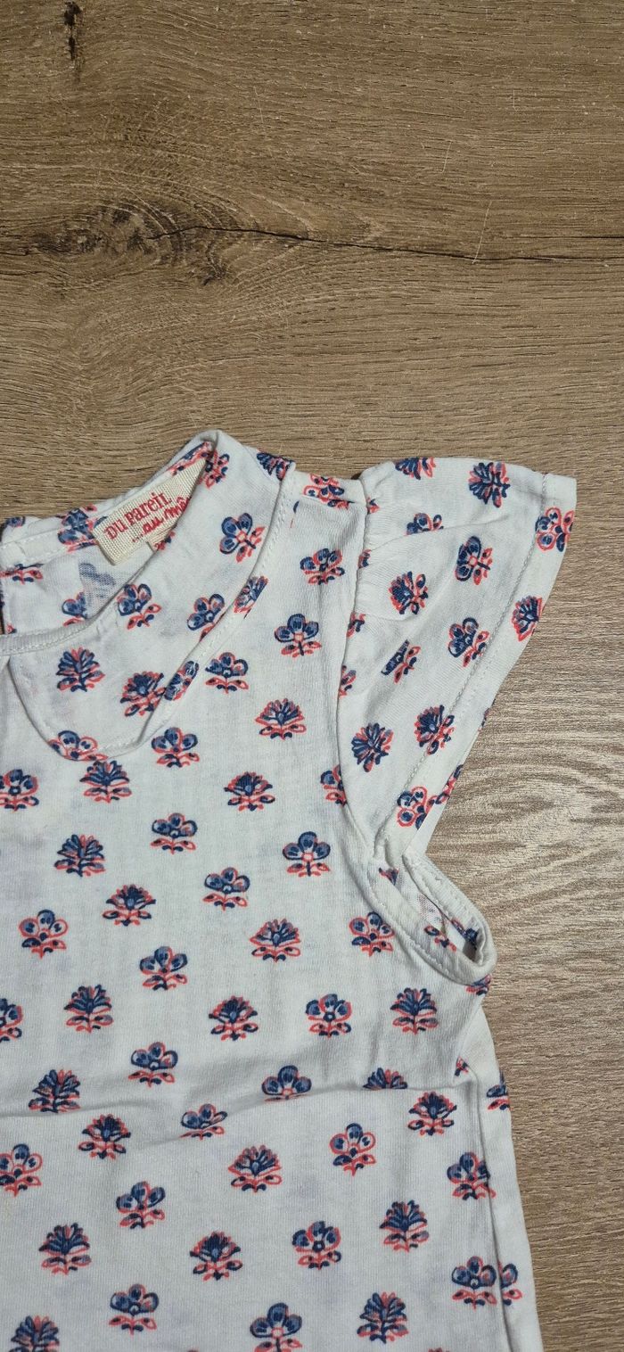 T-shirt MC à col DPAM 24 mois - photo numéro 2