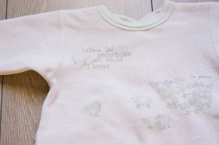 Pyjama hiver. Garçon 1 mois. Marque Petit Bateau - photo numéro 2