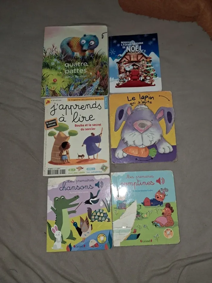 Lot de 6 livres enfants