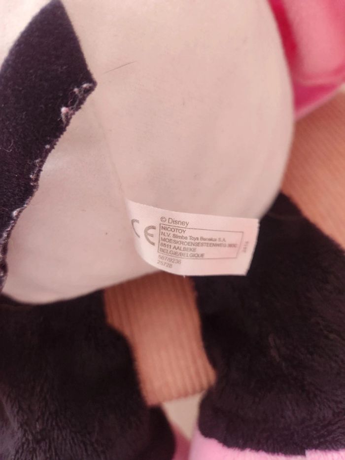 Peluche Minnie Disney Rose T. 60 cm - photo numéro 5