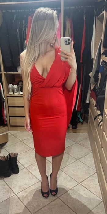 Robe soirée rouge