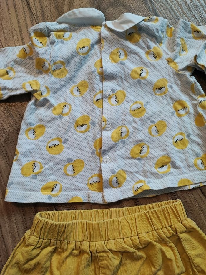 Ensemble bloomer, blouse manches longues