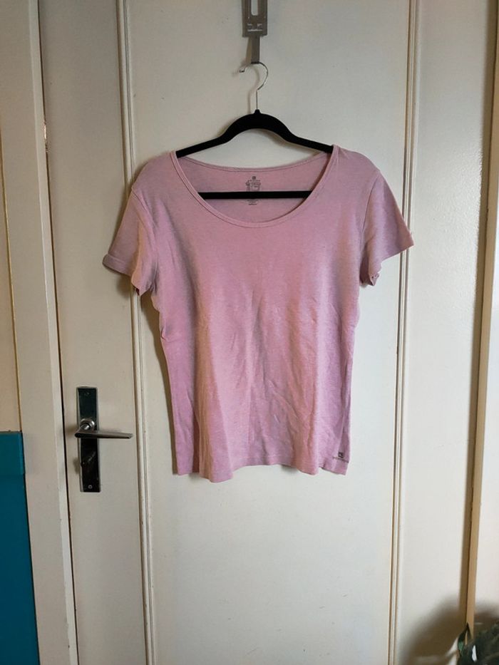 T-shirt sport rose clair