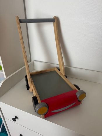chariot de marche en bois plan toys