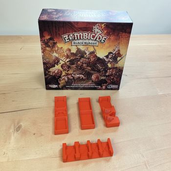 Insert / Rangement Orange Zombicide: Black Plague – Jeu non inclus