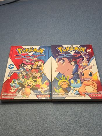 Lots de 2 Mangas XY Pokémon 1 et 2