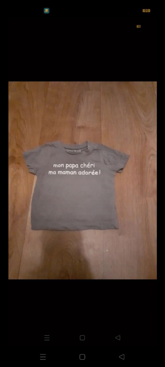 Tee shirt 3 mois