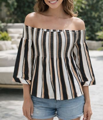 T-shirt épaules dénudées taille unique