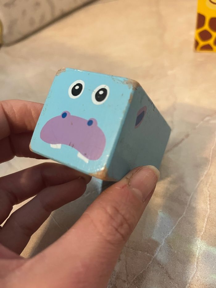 Blocs en bois animaux – Jouet éducatif coloré - photo numéro 7