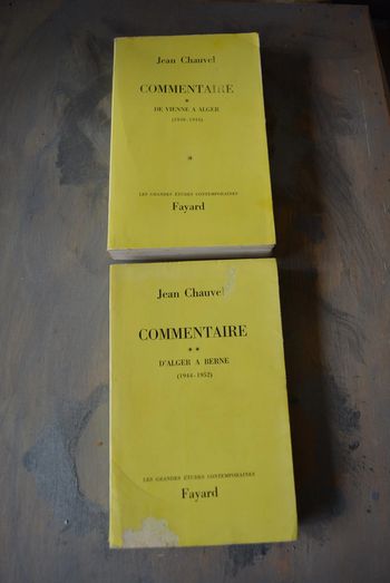 Jean Chauvel, tome 1 et 2 Commentaire