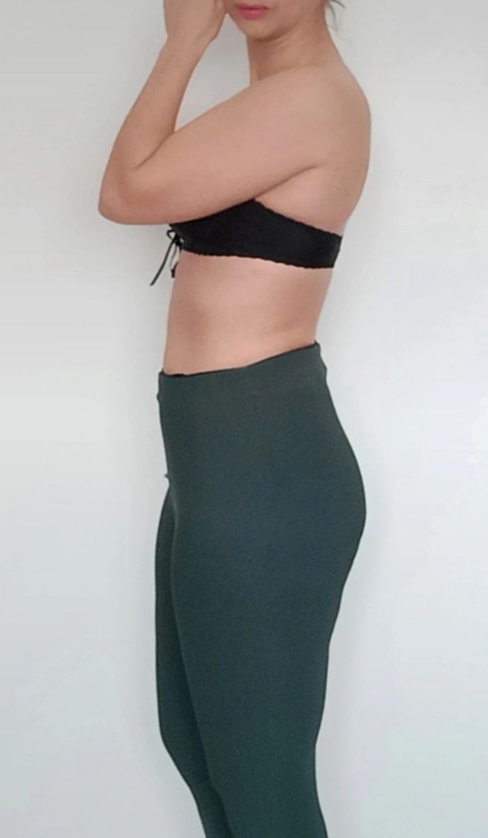 Fuseau / leggings vert Zara taille 38 - photo numéro 5