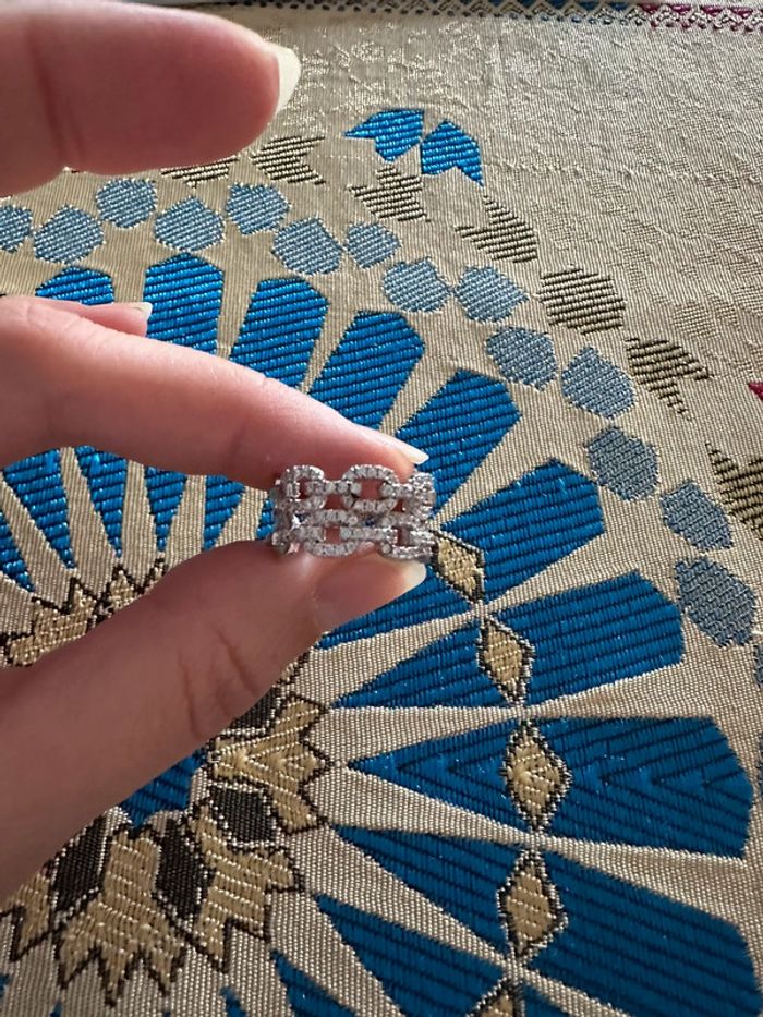 Bague en argent 925/1000ème taille 52 - photo numéro 3