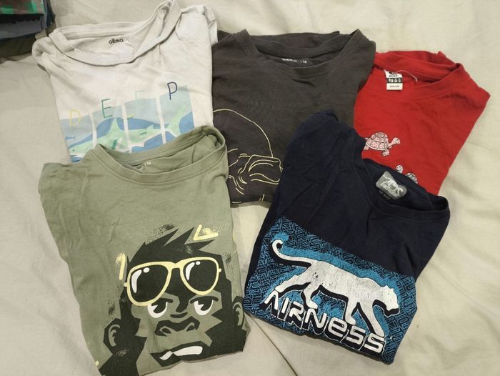 Lot t shirt manche courte