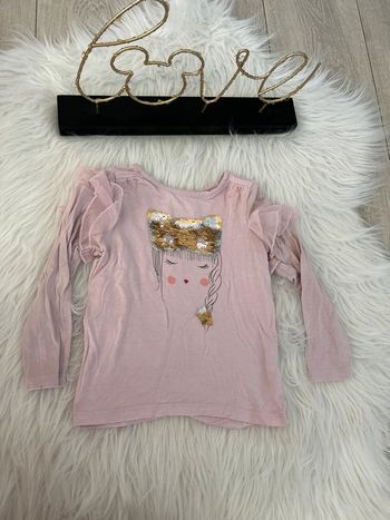 Tee shirt manches longues princesse 🥰 taille 3 ans orchestra