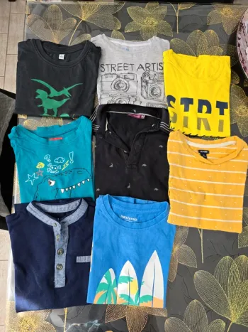 Lot de 8 tee-shirts 5 ans