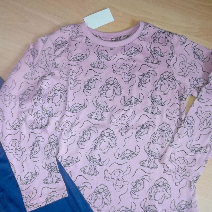 Superbe pyjama coton Stitch 4/5 ans 🌹 Disney classics 🌹 neuf avec étiquette - photo numéro 2