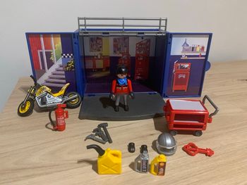Coffret atelier moto City Action Playmobil 6157