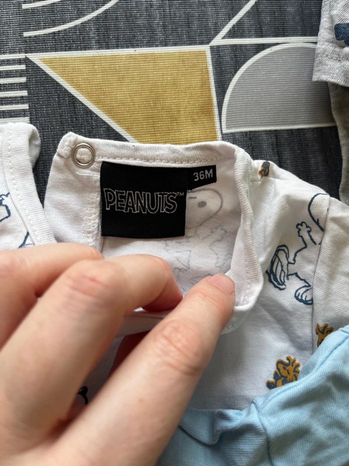 Lot de 2 combishort snoopy - photo numéro 2