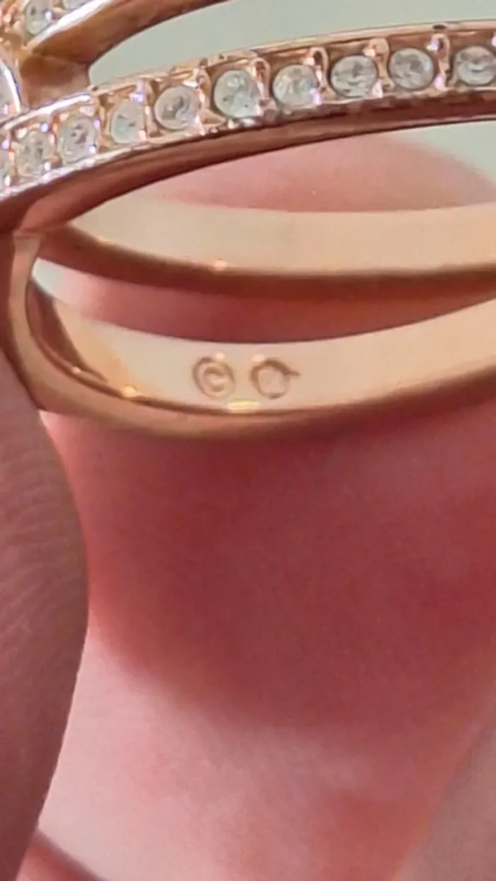 💥 Bague triple en or rose 💥 - photo numéro 6